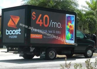 P5 Rgb Truck Mobile LED Display 40000Dots / Sqm Pixel สำหรับการโฆษณา