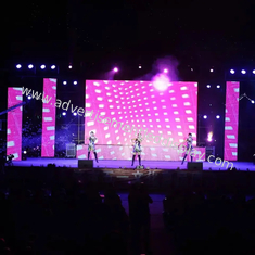 หน้าจอ LED โฆษณา HD ในห้อง 320mmx160mm 1500cd/M2 ความสว่าง
