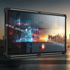โฆษณาภายนอกที่พลังงานมาก 10000H MTBF สกรีน LED สีสดใสและความสว่าง 6000cd