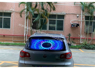 250mmx250mm LED รถกระจกหลังจอแสดงผลดิจิตอลตู้อลูมิเนียม 120W