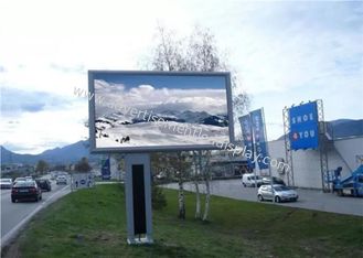 7000cd / M2 โฆษณาจอแสดงผล LED กันน้ำ RGB Outdoor LED Billboard Iron Cabinet