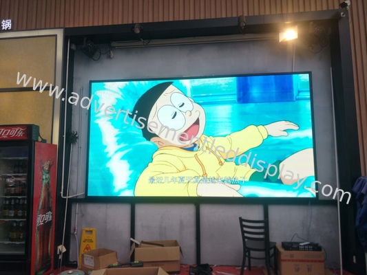 P4.81 การโฆษณา LED Display Oem 1920hz ภายใน ผนังจอ