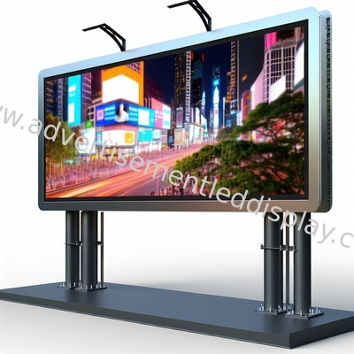 ภายนอก LED บิล์ดบอร์ดแสดงผลกระดาษเหล็กสําหรับผลกระทบสูงสุด