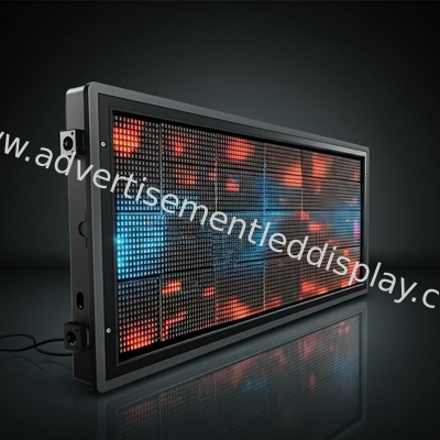 การออกแบบตามความต้องการ LED Ad Screen ทนทาน IP65 เหล็กสําหรับการโฆษณาที่มีประสิทธิภาพ 10000H