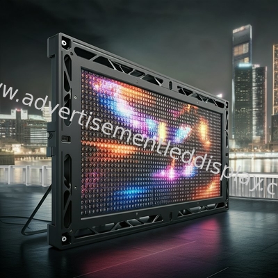 หน้าจอ LED กันอากาศ IP65 สีสดใส MTBF 10000H ความสว่าง 6000cd สําหรับโฆษณาที่น่าทึ่ง