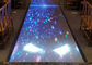 RGB Dance Floor จอแสดงผล LED สนาม 6.25 มม. รับน้ำหนักได้สูง 200 กก. / วินาที
