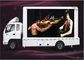 P8mm Truck Mobile จอแสดงผล LED ตู้เหล็ก 5500cd / Sqm 256mmx128mm