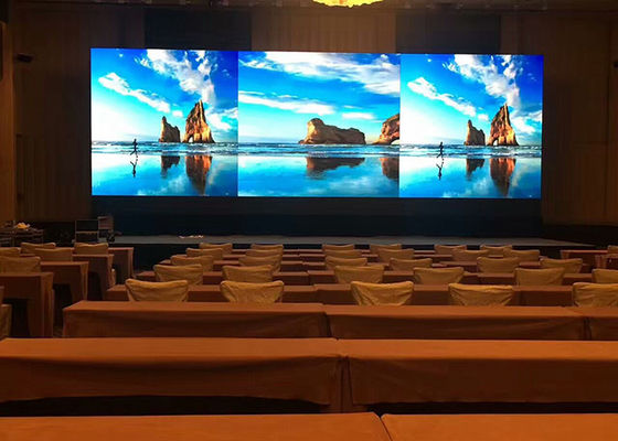 GOB P1.875mm จอแสดงผล LED แบบ Full Color ในร่ม 3840Hz สำหรับการโฆษณา